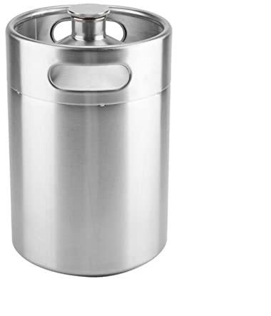 JKELPV bierbrauset 2L/4L/5L Bierfass Hält Doppelgriffe Für Heimwerker Camping Abendessen Werkzeuge Heimbrausystem(5L)