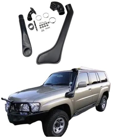 Luftansaugschlauch Außenzubehör Lufteinlass-Schnorchel-Kit Schnorchel Wat-Atemschlauch Für 2004+ Für Nissan Für Patrol GU Für Wagon Y61D Off Road 4x4 Ansaugrohr