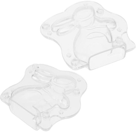 CIYODO Stampo A Forma Di Coniglietto 2 Pezzi Stampo Per Dolci Pasquali Utensile Da Cucina Accessorio Per Forno Sicuro E Durevole