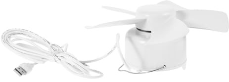 COSMEVIVI Pequeño Ventilador En La Cama Ventilador De Techo Colgante Colgante Para Acampar De Refrigeración El Plastico Blanco