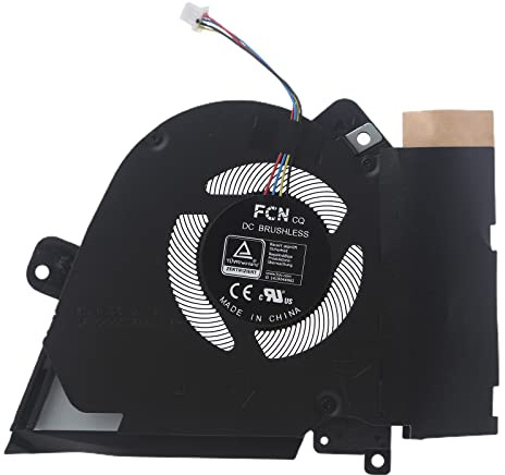 UNTERING Radiador de CPU GPU para portátil de 12 V, 1 A, 4 pines, 4 pines, ventilador de refrigeración silencioso, portátil, alimentado por USB, para radiador TUF Gpu