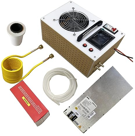Chauffe Boulon Induction Machine de chauffage par Induction à haute fréquence, 2500W, four des métaux, soudage, équipement trempe(Set2)