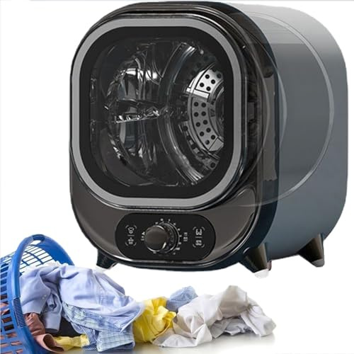 SèChe-Linge à Condensation Portable 450 W, Petit SèChe-Linge à Condensation D'Une Capacité De 0,8 Kg, Tambour En Acier Inoxydable,Pour Appartement Et Chambre D'éTudiant(A)
