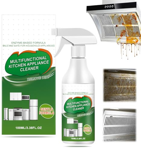 Kitchen Cleaner Spray - Limpiador de espuma para múltiples aplicaciones | Potente desengrasante para utensilios de cocina, hogar, horno, estufa y campana extractora