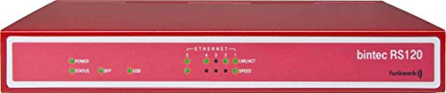 Funkwerk RS120 - Router (Algoritmo de Seguridad: 802.1x Radius, WPA-AES, DHCP, Cliente/Servidor, Soporte VPN (PPTP (Pac/PNS), GRE v.0, IPSec)), Rojo