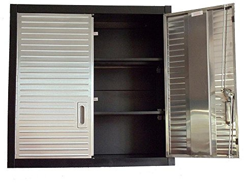Garage 2 Door Metal Wall Storage Cabinet Commercial Quality