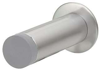 SOLIDO Wand-Türpuffer ø 20 mm | Länge: 60 mm | Türstopper | Aluminium silber| 1 Stück