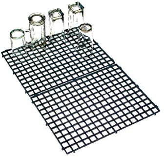 GASTROBEDARF WESTERBARKEY Gläser Abtropfmatte Grau 400x300mm 2erPack Hygenisch