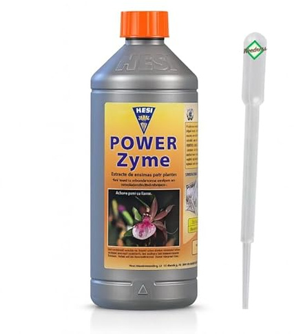 Hesi Power Zyme 1 litro - Fertilizante de crecimiento Fertilizante natural Activador de raíces Plantas de interior Líquido orgánico (0,5 litros)