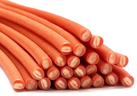 Alambre de soldadura de plástico PE-HD 4mm Redondo Naranja (RAL2008) HDPE 25 barra