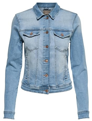 Only 15177241 Dam Jeansjacka, Blå, 44