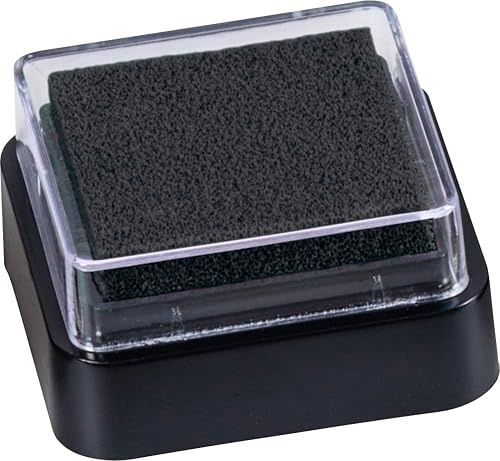 10X Heyda Stempelkissen Mini 3x3cm schwarz