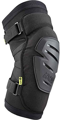 IXS Carve Race, Ginocchiere MTB/E-Bike/Ciclo Unisex-Adulto, Nero, M