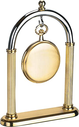 Support pour montre de poche avec archet Doré