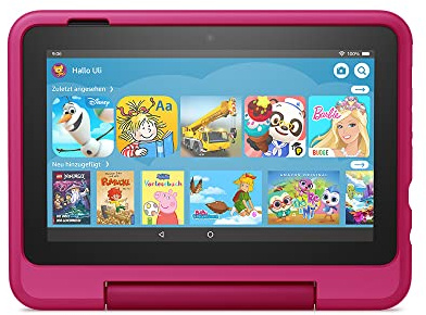 Kid-Friendly Case for Fire 7 tablet | Only compatible with 12th generation tablet (2022 release), for ages 6+, Rainbow Universe