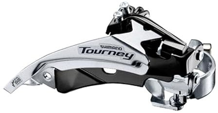 Shimano Tourney FD-TY601-L3 Front Derailleur - 6/7/8-Speed, Triple, Top Swing, Dual Pull, 31.8/34.9mm, 63-66 Chainstay