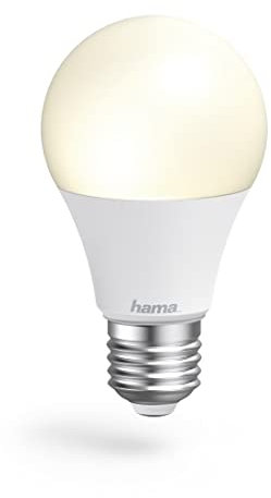Hama WLAN LED Lampe E27 3er Set (Smart Home Lampe 8,5W Glühbirne, dimmbar, mehrfarbig RGBW, WIFI LED Lampe mit Sprachsteuerung und App, kompatibel mit Alexa, Google, Siri, Apple, kein Hub nötig)