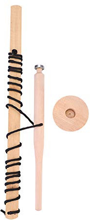 Yctze Survival Fire Starter Kit, Wood Drilling Fire Making Tool, Emergency Ignitor Kit for Outdoor and Camping, Bow Drill Method Fire Starter