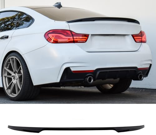 DM Autoteile 91690 Set Sport-Performance Heckspoiler 668 schwarz Glanz kompatibel für BMW 4er F36 Gran Coupe