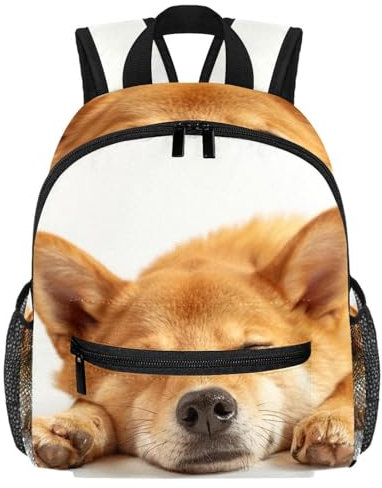 Einfacher moderner Kleinkind-Rucksack für Hunde, langlebig, bequem und stilvoll, Kindertasche für Vorschule und Grundschule, Geschenk für 3–8 Jahre, multi, 25.4x10x30 CM/10x4x12 in