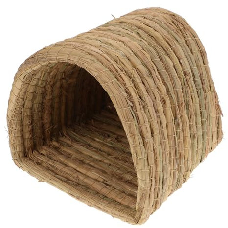 SUPVOX Cama De Paja para Mascotas Gallinero para Hámster Nido De Paja para Conejos s para Dormitorios De Pequeños Animales