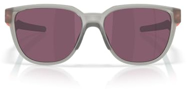 Oakley Herren OO9250 Actuator Rechteckige Sonnenbrille, Matt Transparent Grey Ink/Prizm Road Black, 57mm, Matt Transparent Grey Ink/Prizm Road Black, 57mm