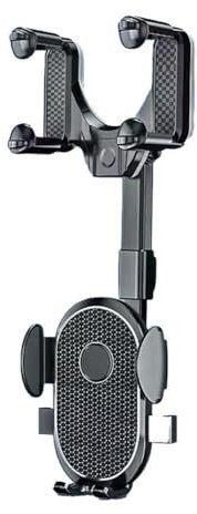 Voiture Rétroviseur Téléphone Rétractable 360 ° Téléphone Portable Clip Pour Téléphone W1c3 Mobile Support Téléphone Support GPS
