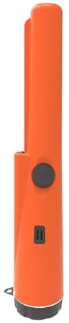 Pinpointer Metal Detector Puntatore Cercatore di metalli portatile professionale Puntatore a spillo Individuazione scansione laterale impermeabile a 360 gradi Metal Detector(GP-Orange)