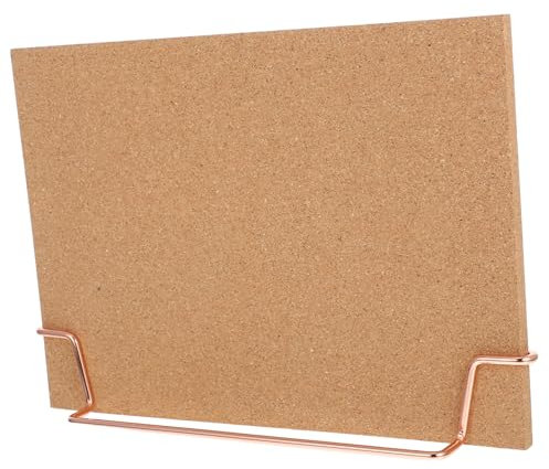DIYEAH Kork Pinnwand Klein Tisch Pinnwand Aus Robustem Korkmaterial Mit Reißzwecken Und Clips Dekoratives Memoboard Für Büro Und Mädchenzimmer