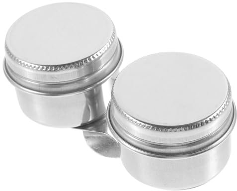 LOLIPPYY Tazza per Tavolozze a Olio in Acciaio Resistente, Contenitore Portatile per Artisti, Portaspazzole Versatile per Pittura All'aperto e Miscelazione Pigmenti, Design Bocca Larga Compatto