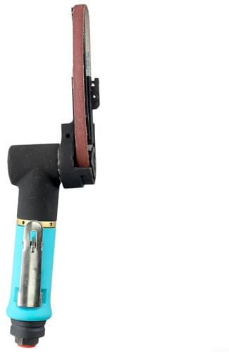Ponceuse à bande pneumatique robuste pour une utilisation professionnelle dans les applications de finition et de finition du métal