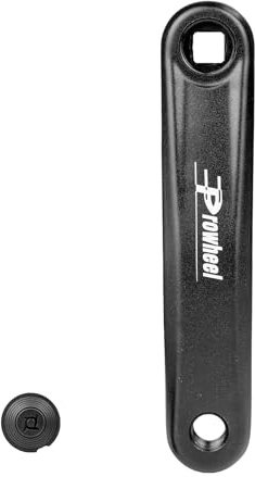 MEGHNA Brazo de manivela izquierdo para bicicleta, manivela de aluminio de alta calidad con orificio cuadrado (152/165/170 mm), universal para bicicleta de ciudad, bicicleta de trekking, bicicleta