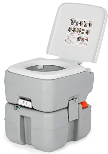 FANTASK Unisex Jugend Campingtoilette Camping-Toiletten, 415365420cm