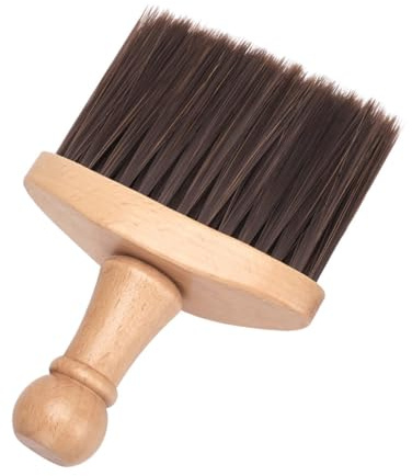 CIYODO Haarbürste mit Holzgriff und Weichen Naturborsten zum Reinigen und Bürsten der Haare und Bart Multifunktionale Bürste für Männerpflege und Unterwegs