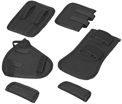 MULTIBROS Fahrradschutz-Set 7-teilig - Felgen, Kette & Lenker | Transportschutz für E-Bike, MTB & Rennrad – wasserabweisend, mit Klettverschluss & Aufbewahrungstasche