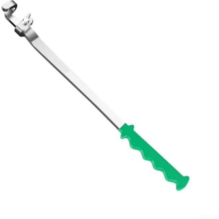 Qualoramall Barre à outils d'extension de clé 500 mm en acier au chrome vanadium pour un meilleur effet de levier dans le retrait des boulons et écrous tenaces dans les espaces restreints (vert)