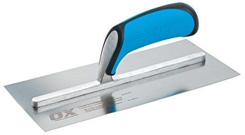 OX TOOLS Pro Series 10,2 x 40,6 cm Gips-Finishing-Maurerkelle | Edelstahl & OX Griff