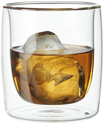 ZWILLING J.A. Henckels Double-Wall Tumbler Glass Set, 9 fl. oz, White