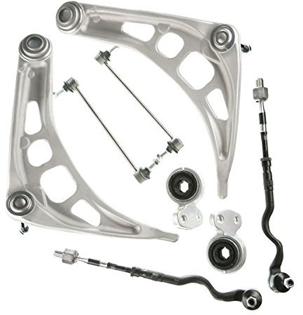 Frankberg 8 parties Kit de bras de suspension Bras de suspension Suspension de roue Avant Gauche et Droite en Bas Compatibles avec E46 E85 E86 Z4 1998-2009 31121094465