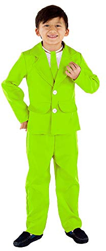 Dress Up America 3 Piece Miljöpartiet Suit för Kids Storlek