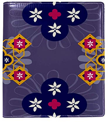 Marrakech Bucheinband, verziert, dehnbar, passend für die meisten Hardcover-Lehrbücher bis 22,1 x 16 cm, selbstklebend, waschbar und wiederverwendbar