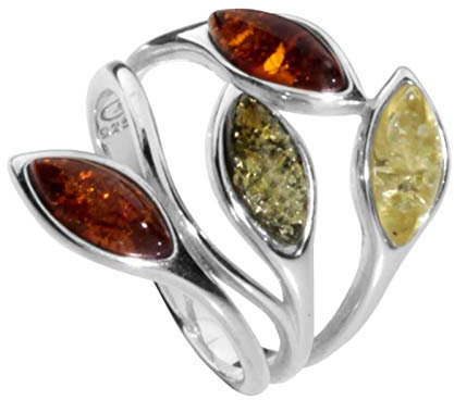 Ring - Smilla-Lotta - Silber 925/000 - Bernstein