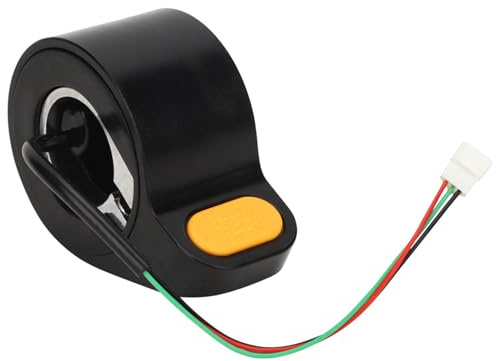 Dilwe Daumengas, für -G30 Scooter, gasgriff | hochempfindlicher | elektrischer Scooter Thumb Accelerator Beschleuniger Gas-Upgrade-Zubehör, Schwarz & Gelb