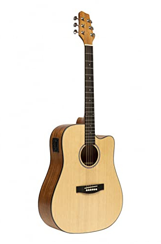 Stagg SA25 DCE SPRUCE Elektroakustische Gitarre Dreadnought Cutaway
