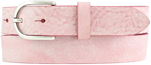 BELTINGER Damen-Gürtel aus weichem Vollrindleder Vintage-Look 3 cm | Leder-Gürtel für Damen 30mm | Schmaler Gürtel Used-Look