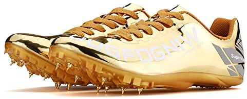 Adoff Unisex Spiked Sprint Leichtathletik-Laufschuhe rutschfeste Turnschuhe Sprint-Spikes Gittergewebe Sommer Atmungsaktiv und bequem