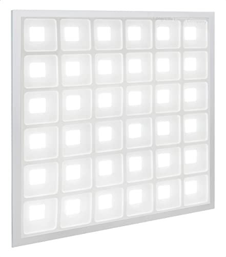 Long Life Lamp Company 40w LED Panel 600 x 600 Recessed Ceiling Light 6500K 36 Sections Modular Replacement 36SP