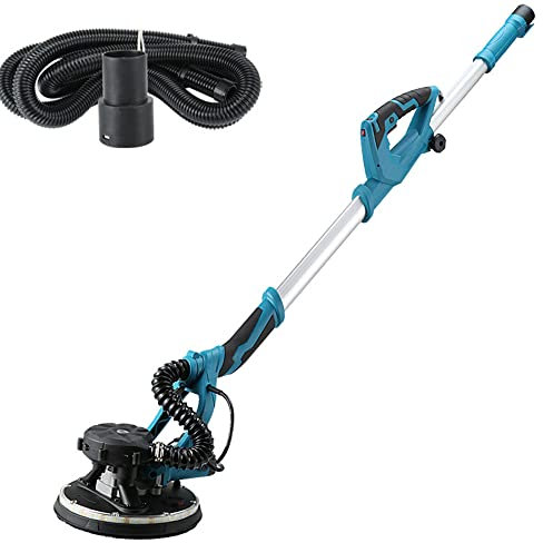 SHENGSHIYU 1800w Random Orbital Sander, Electric Random Orbital Sander Rotary Sander 1000-2100rpm with Sanding Disc, Dust Bag, Sandpaper,Baremetal+20sandpaper