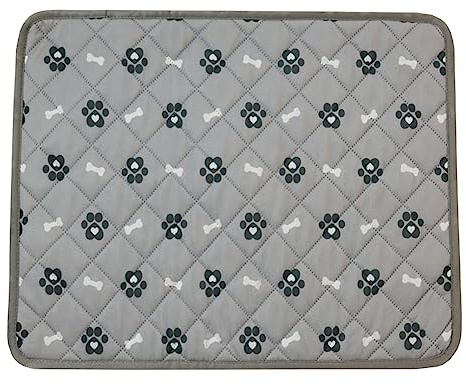 MISSMAO Hundebett Kühlmatte für Hunde Haustier rutschfest Hundebetten, Selbstkühlende Hundematte, Waschbar Selbstkühlende Matte, Haustier Kühlmatte für Hunde Katzen,Grau,XXL (150x90cm)
