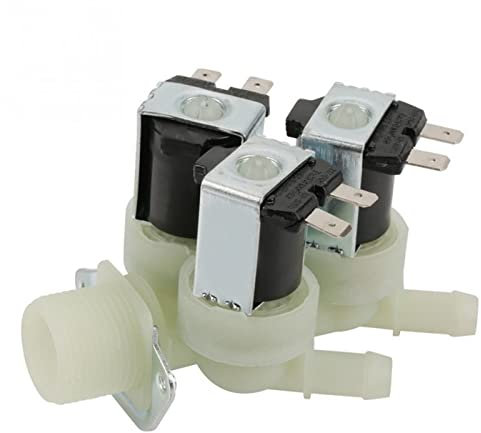 AC 220 V G3 / 4 Zoll Magnetventil 1 In 3 Out Elektromagnetisches Rückschlagventil Normalerweise Geschlossen Elektrischer Wassereinlass Solenoid Swicth 1St